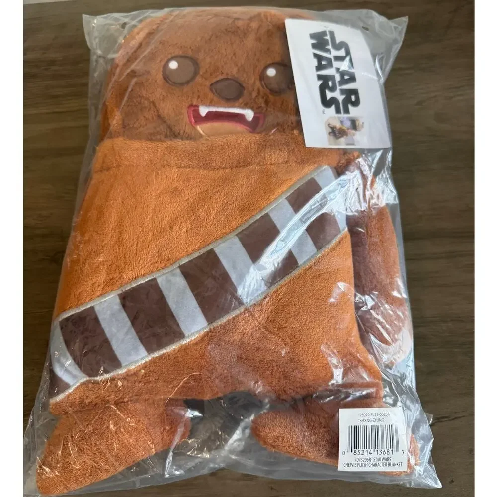 Star Wars NoJo Chewy, Darth Vader, Yoda, R2D2 Character Shaped Toddler Blankets